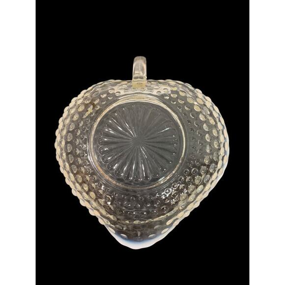 Anchor Hocking Opalescent Moonstone Leaf Candy Dish Glass - Picture 6 of 7